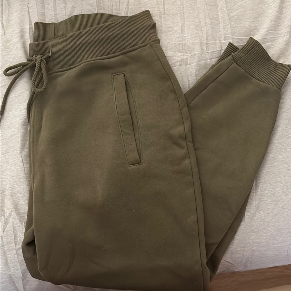 Fashion Nova Tan Jogger Shorts